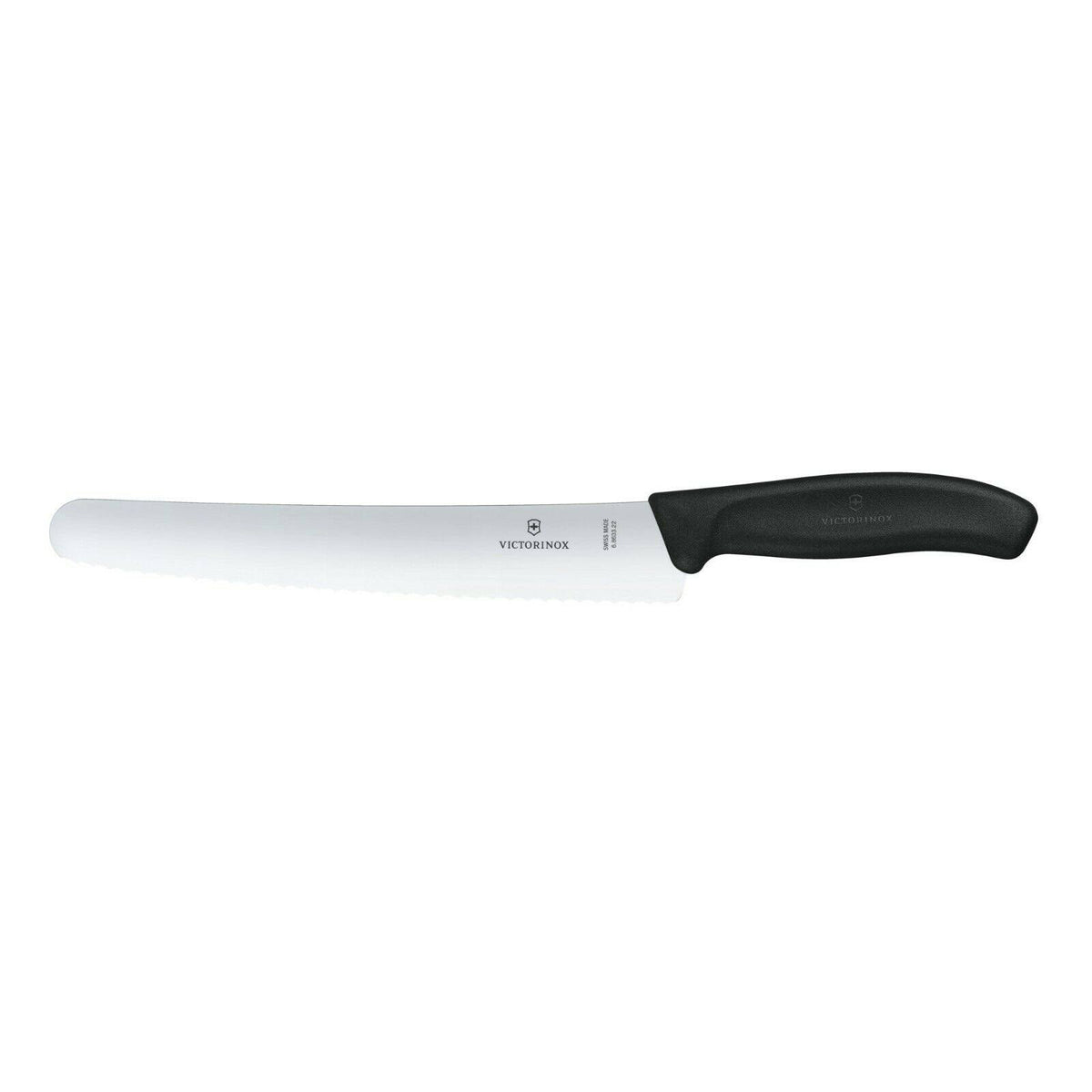 Black Handle Bread & Pastry Knife L549