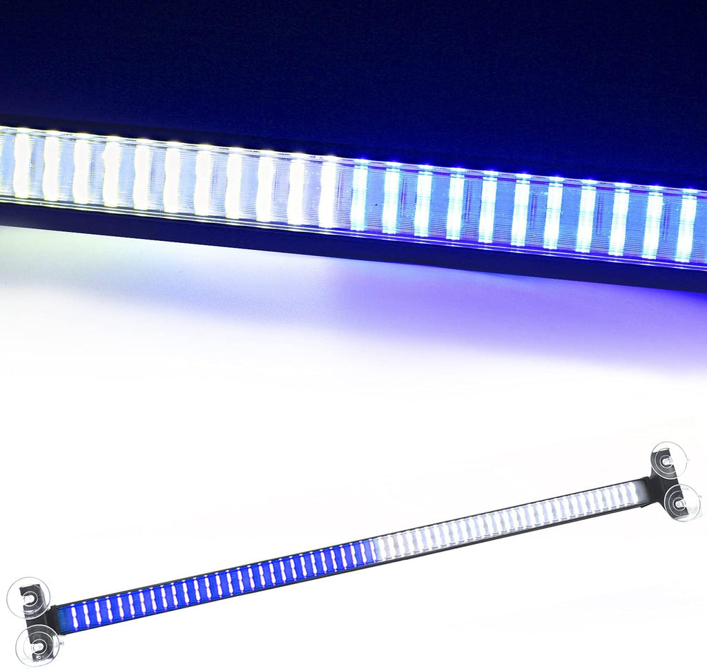 120 LED Red Blue Interior Windshield Strobe Light Bar Pack of 2 B258416