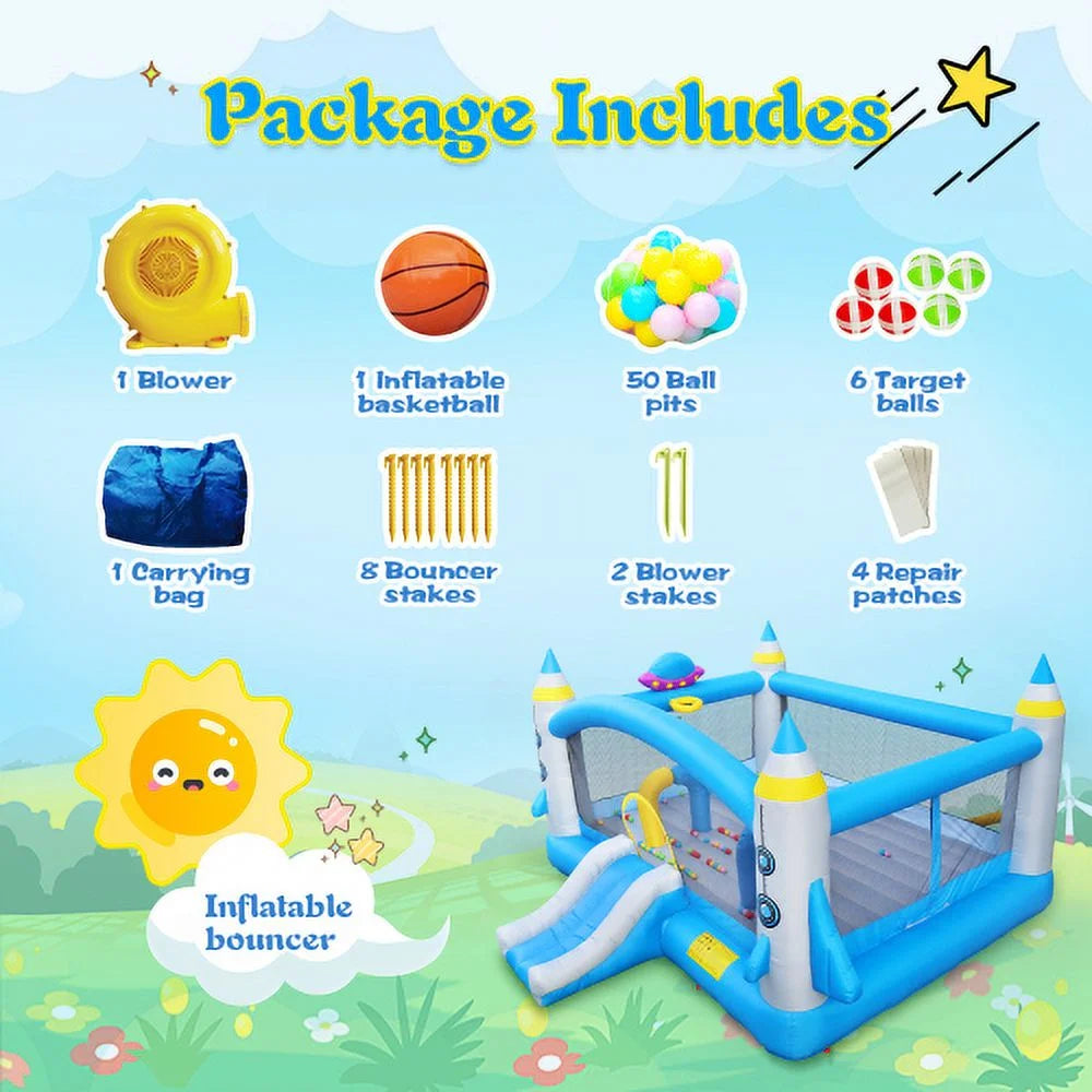 Inflatable Bouncer with Blower (198" x 180" x 96") H3393