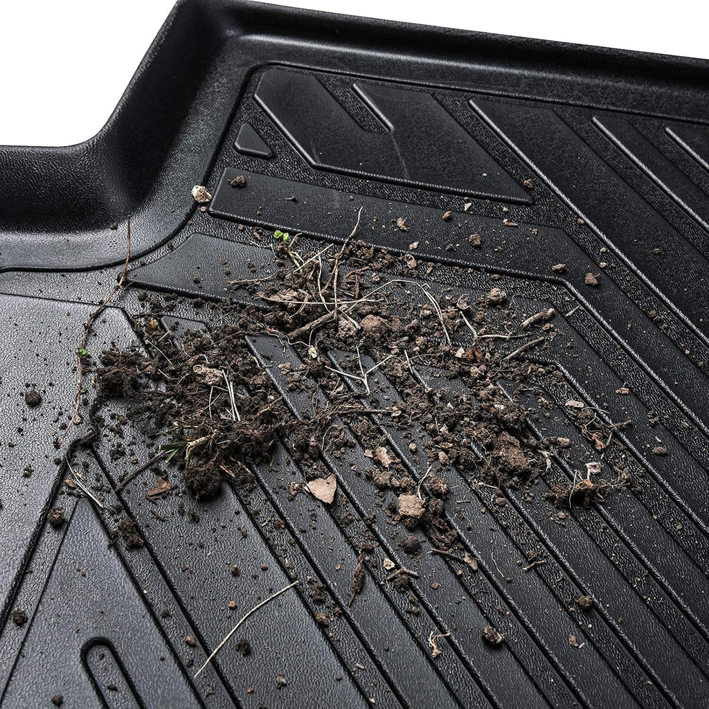 Heavy Duty Rubber Car Floor Mats (Rear, 1 Piece) D2100