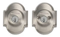Satin Nickel Double Cylinder Deadbolt P170