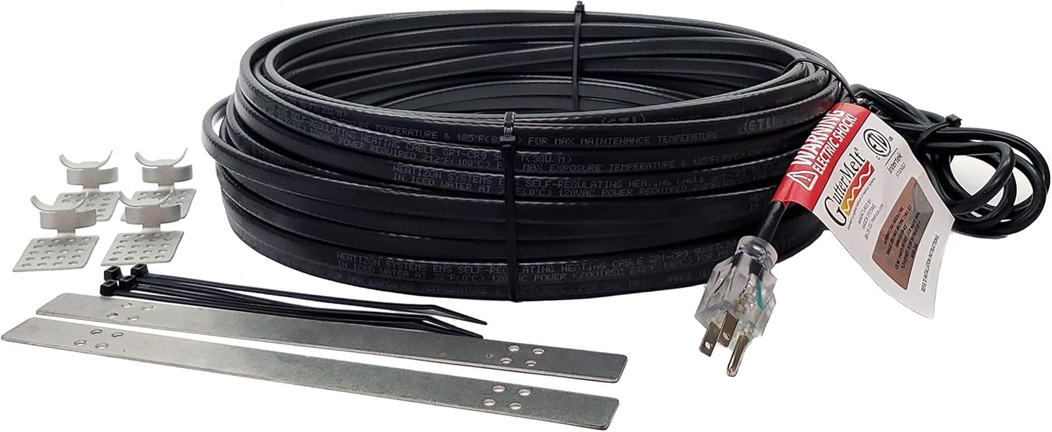 Roof & Gutter Snow Deicing Cable Kit (110 feet) Y258
