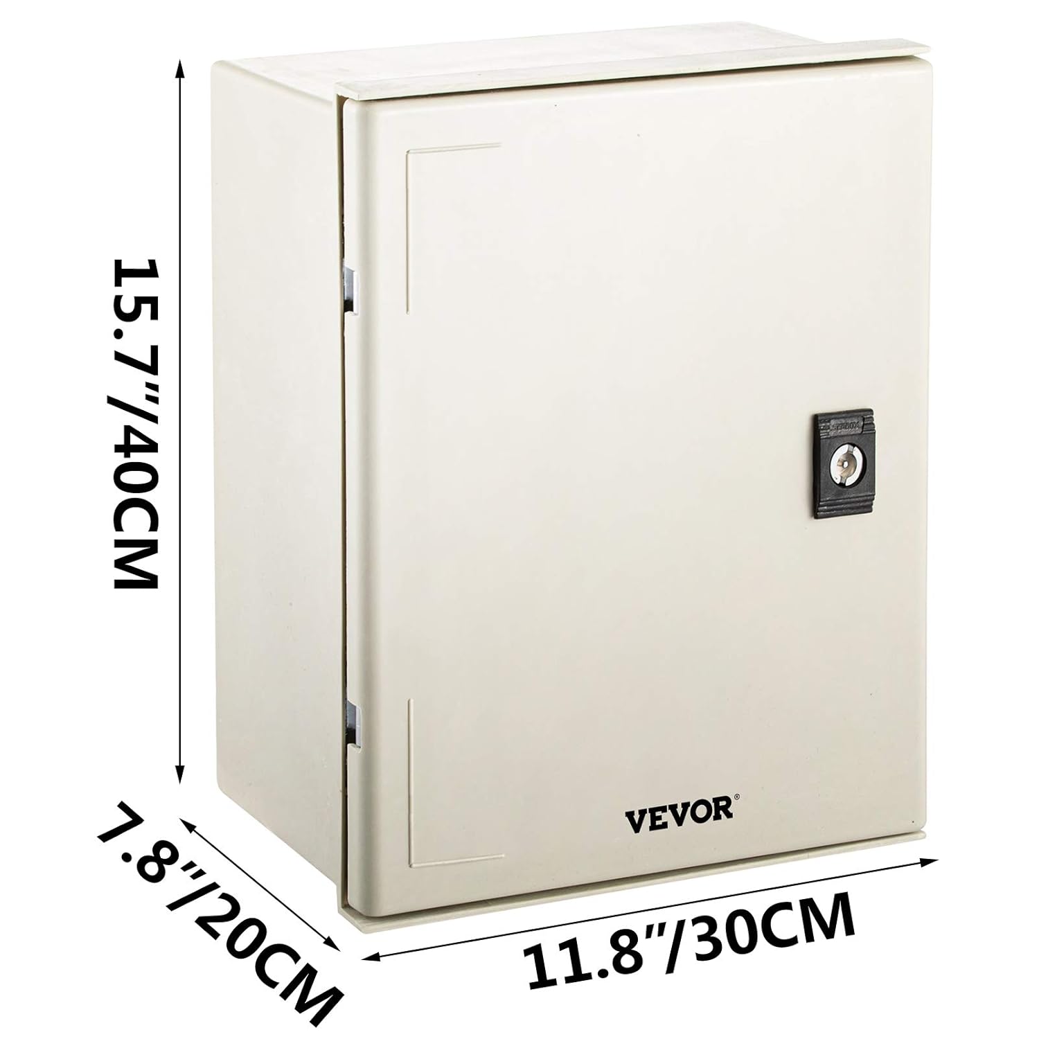 16 x 12 x 8'' NEMA 4X Fiberglass Electrical Box with Mounting Plate V32097
