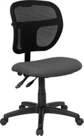 Gray Fabric Mid-Back Task Chair D802852