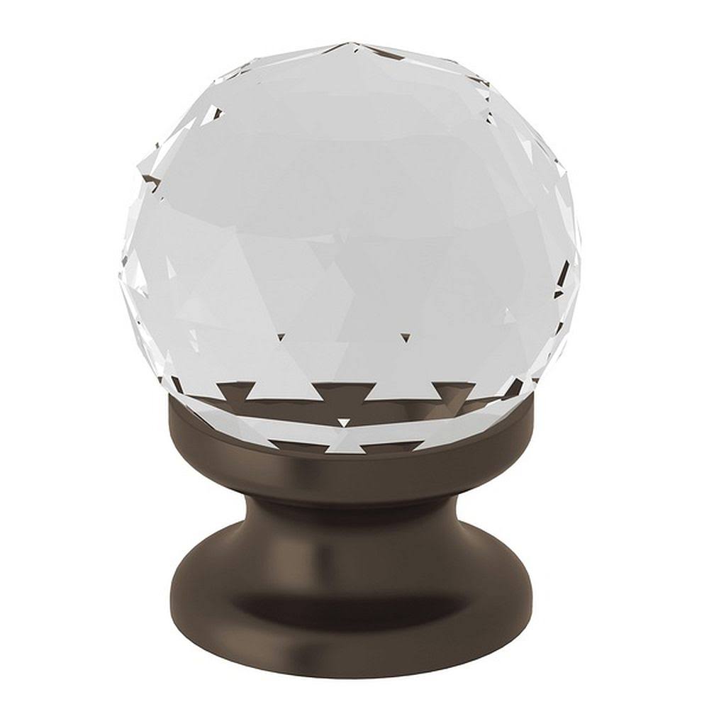 Crystal 1 3/16x22 Pull Knob - Tuscan Brass S521