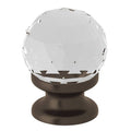 Crystal 1 3/16x22 Pull Knob - Tuscan Brass S521