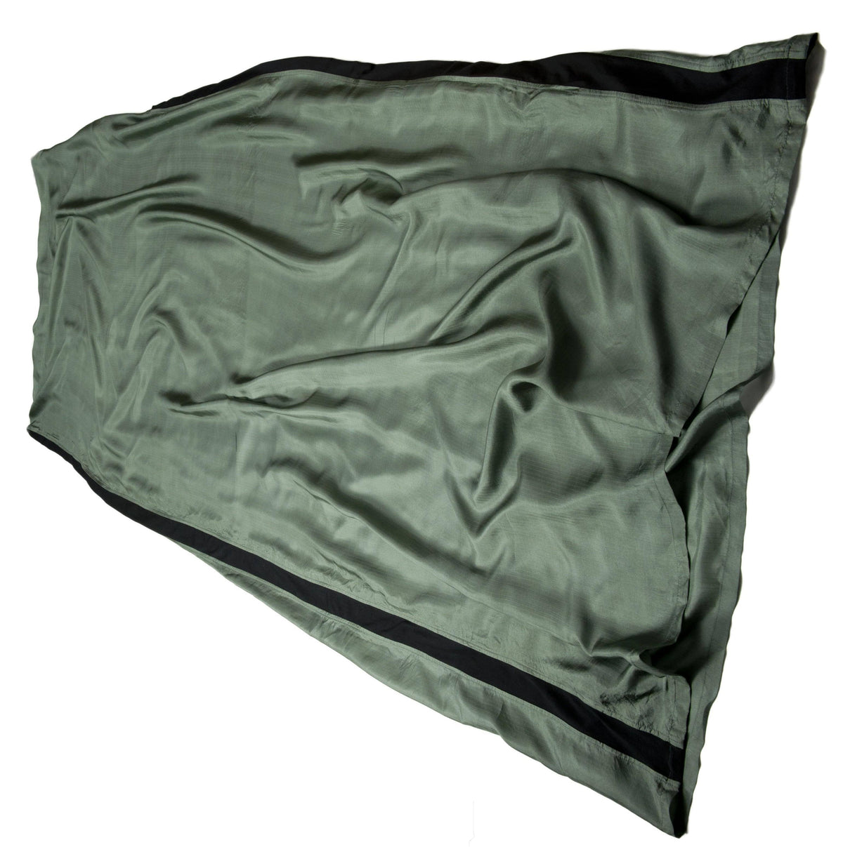 Navy Blue Silk Rectangular Sleeping Bag Liner O578