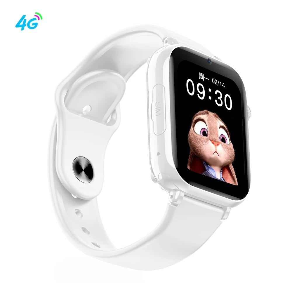 White 4G Smart Watch with GPS Location Tracker Camera D8261