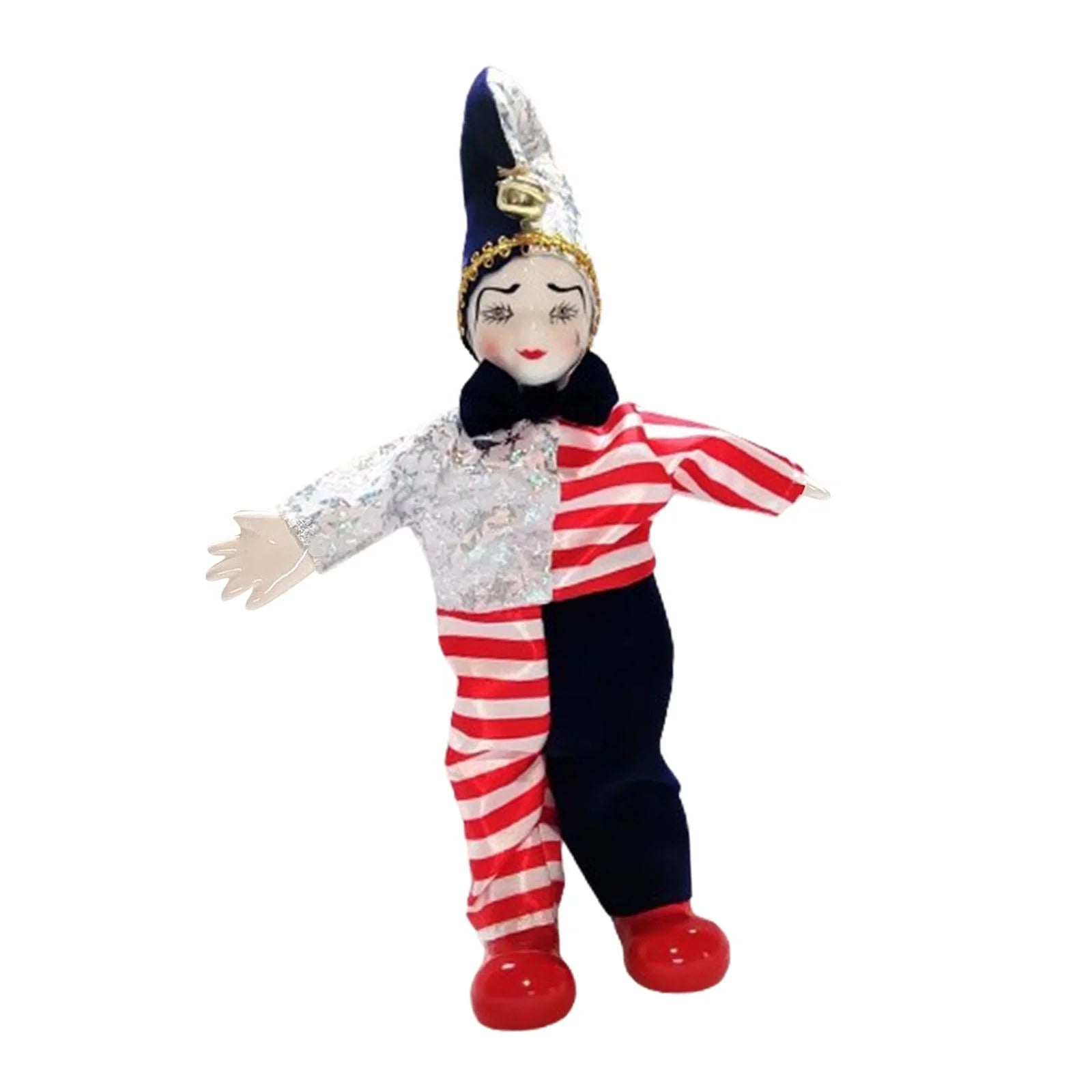 Clown Doll Movable Joint Jester Doll N8154
