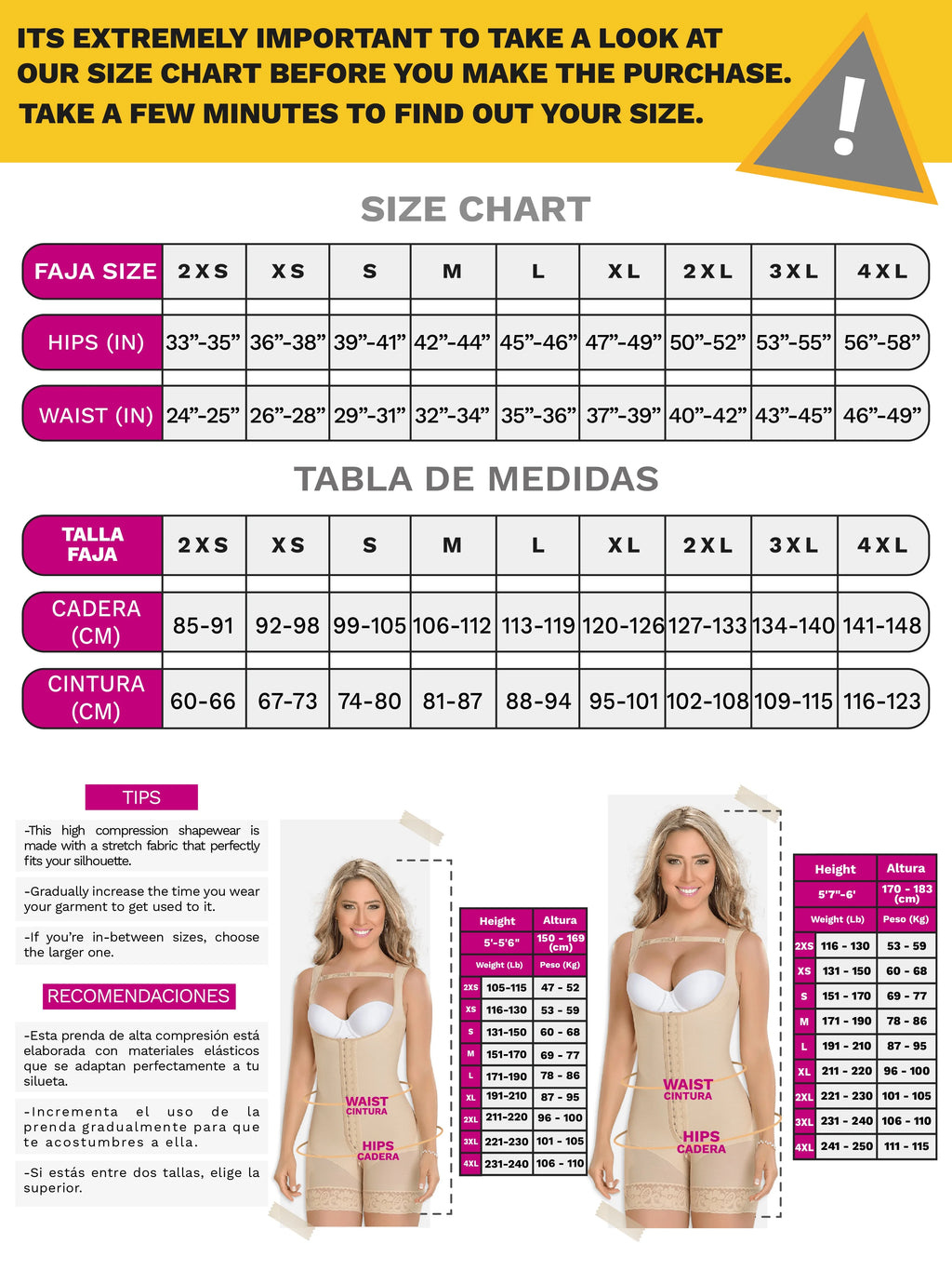 Black 2XL Full Body Shaper Y9936