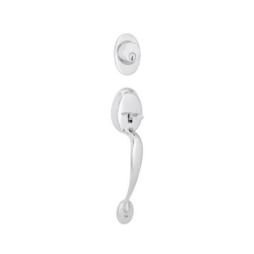 Lifetime Brass Finish Dummy Exterior Handleset J6297
