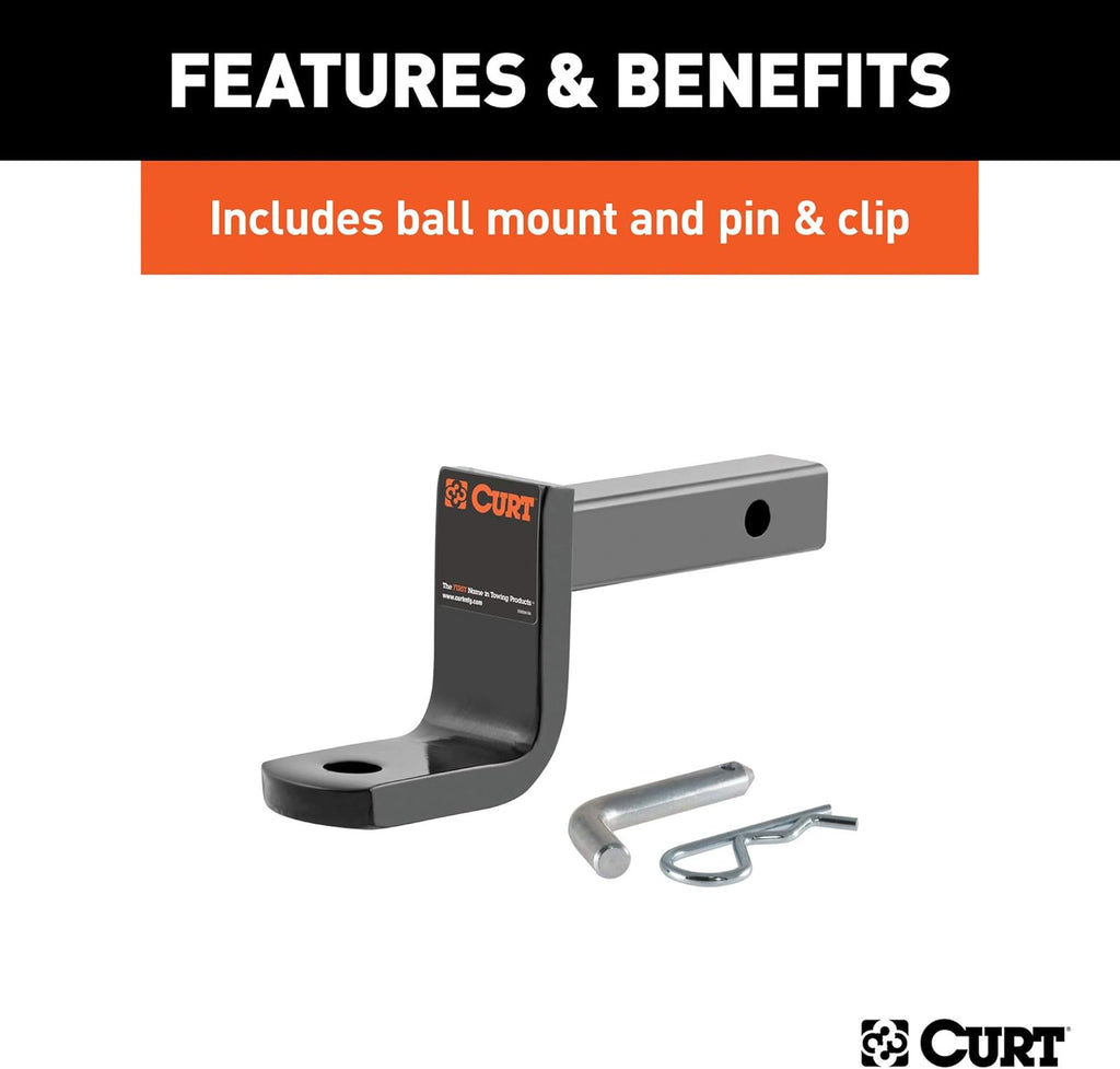 Class 1 Trailer Hitch with Ball Mount, 1-1/4-In Receiver A16696