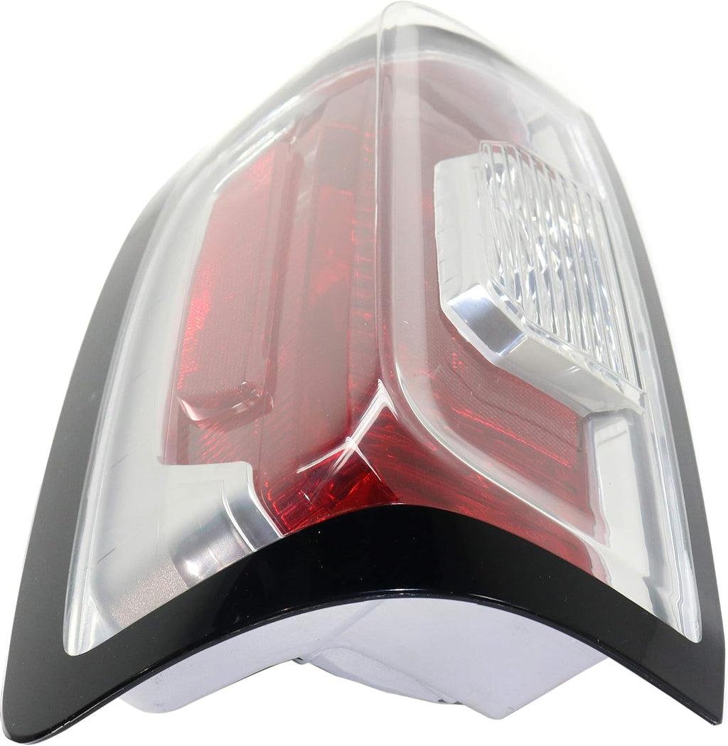 Tail Light Assembly Clear Red Lens Driver Side P608128