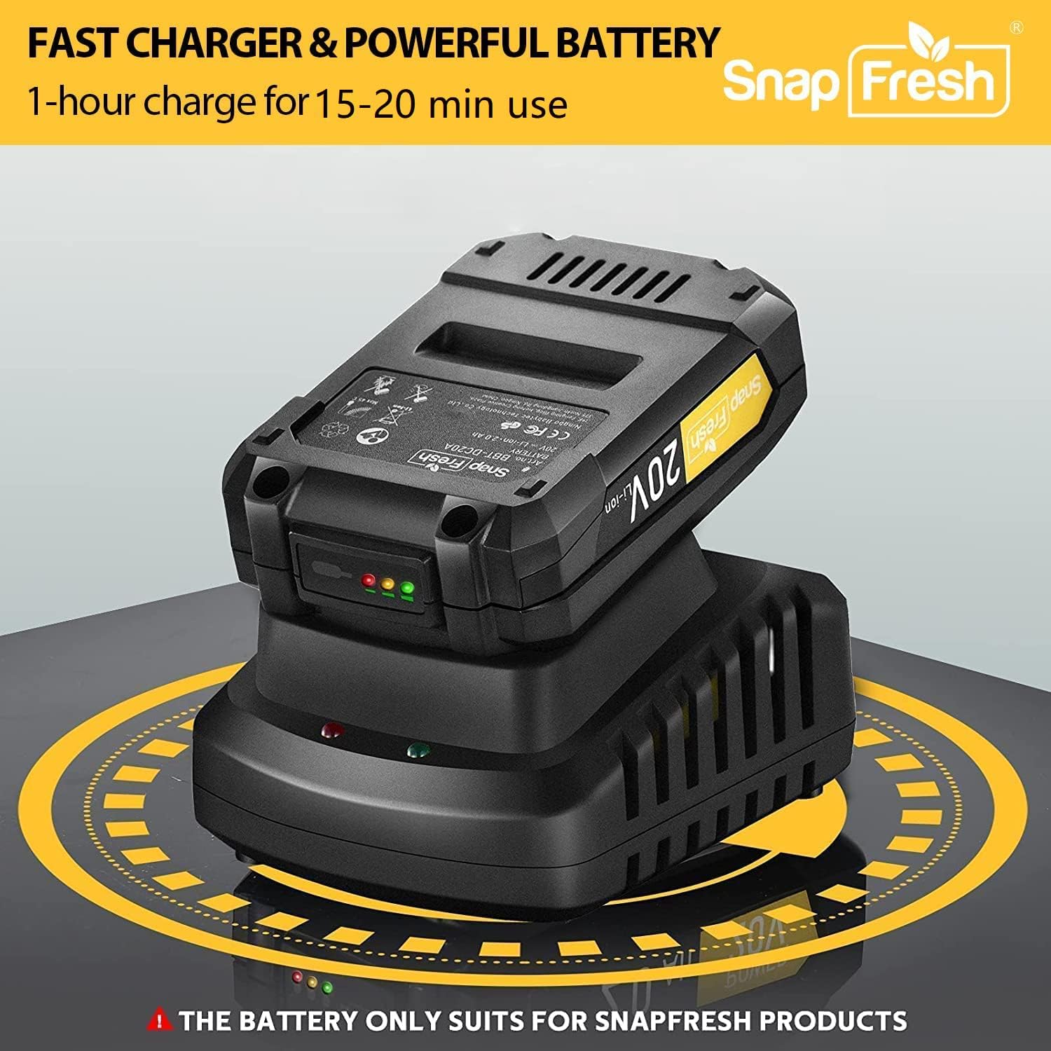 20V Cordless Electric Leaf Blower with Battery & Charger P23683