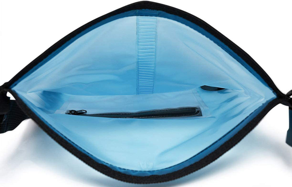 Waterproof Semi-transparent Dry Bag Backpack with Zipper Compartment R637776