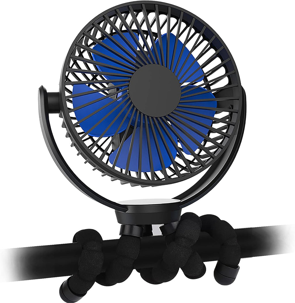 USB Desk Fan with 20000mAh Rechargeable Battery, 200 Hours, 3 Speed, 360° Rotation A62525
