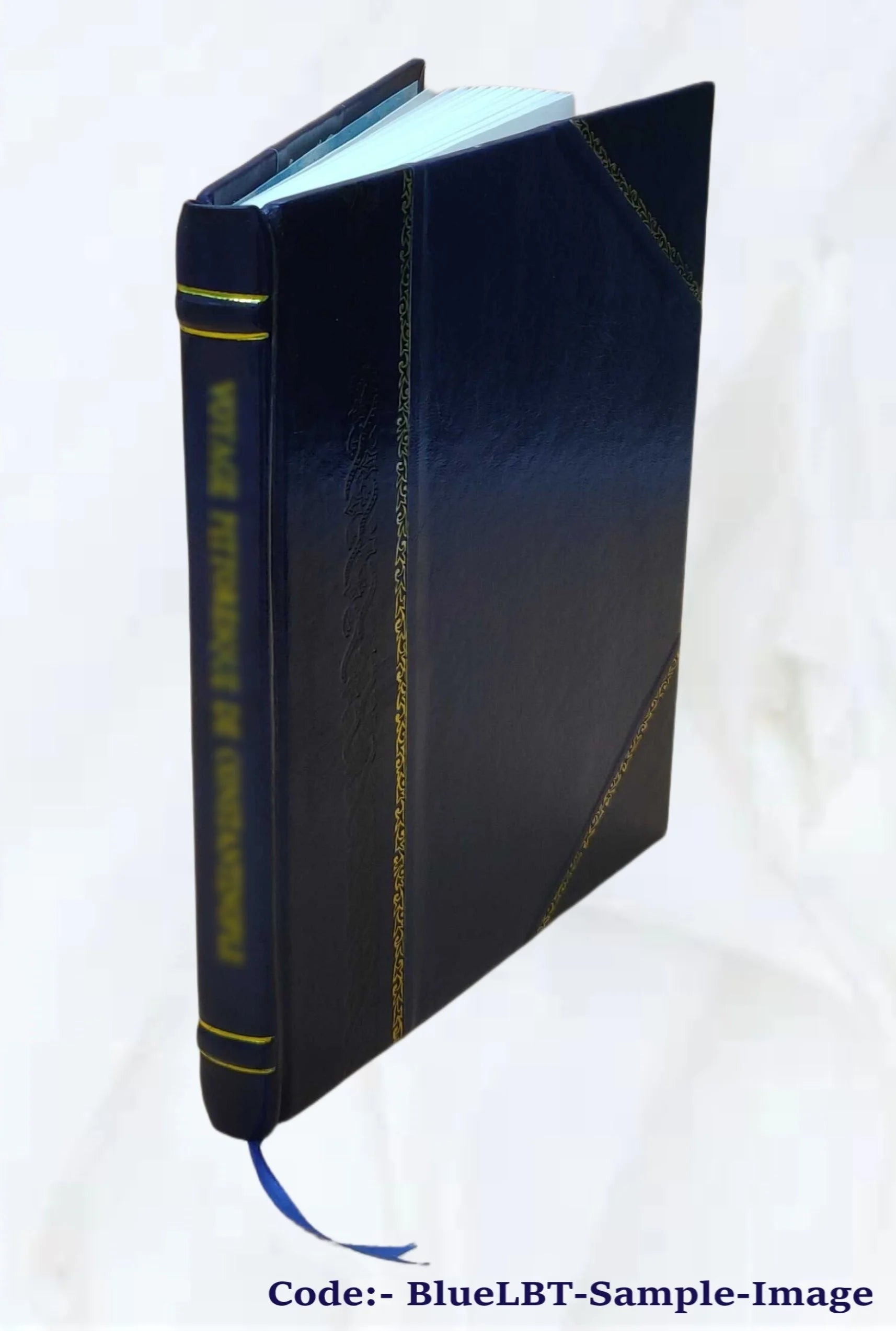 Leather Bound Book E4551