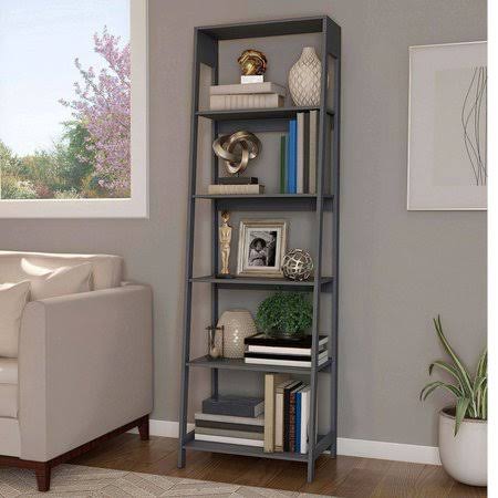 Gray 5-Tiered Bookcase K457344