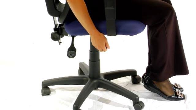 Gray Fabric Mid-Back Task Chair D802852