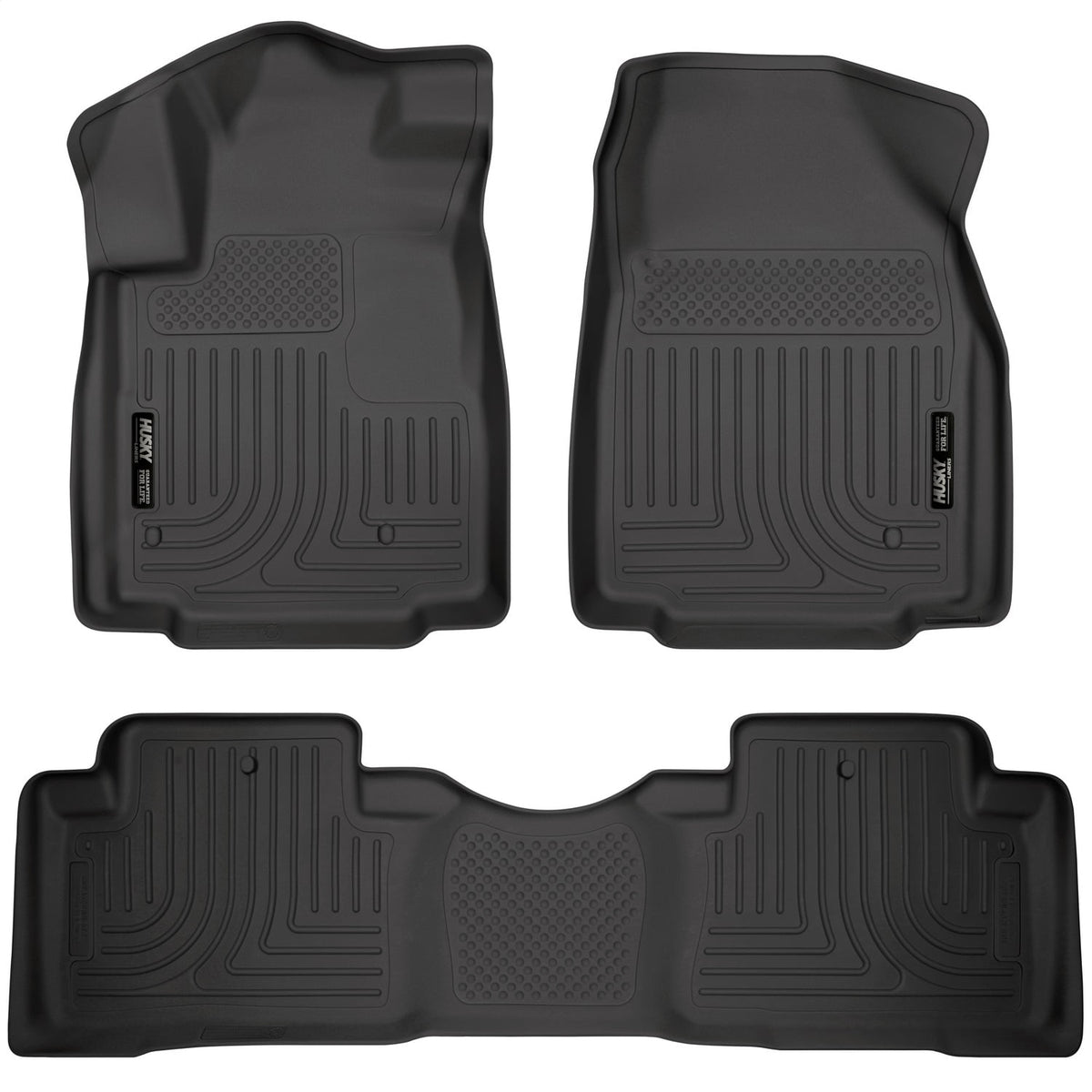 Black Front & 2nd Seat Floor Liners D4273
