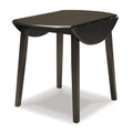 Dark Brown Drop Leaf Dining Table Q1489