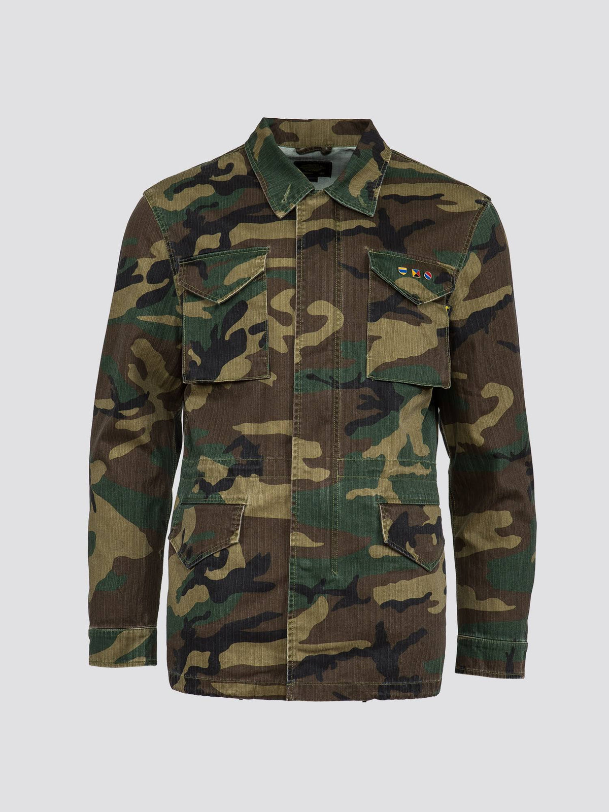 Camo Woodland Field Coat XL J96616