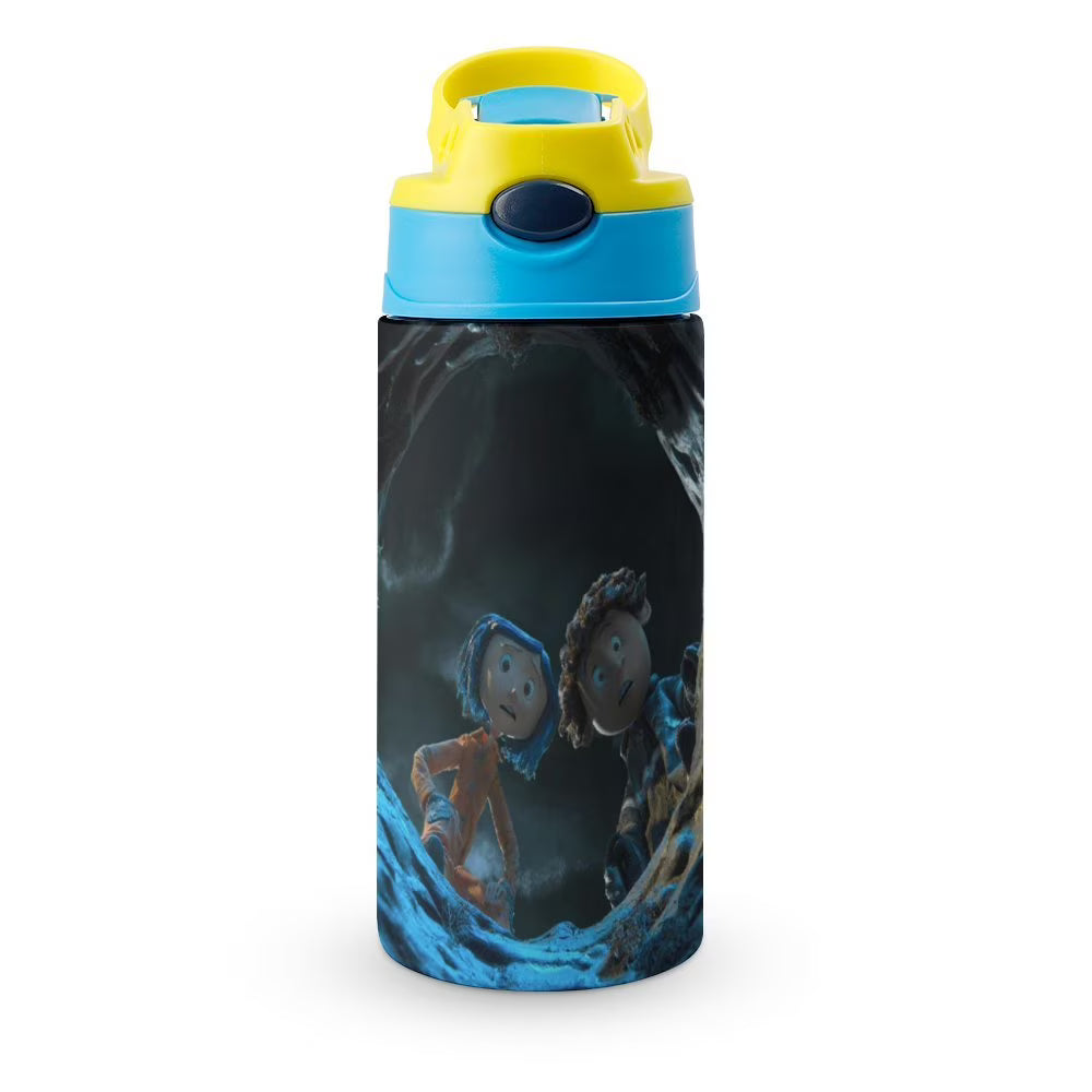 Insulated Stainless Steel Water Bottle with Straw O480