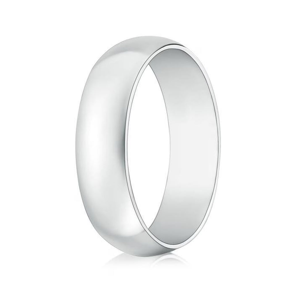 Plain Band Ring in Platinum Ring Size 9 T575