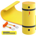 18x6FT 3-Layer Tear-Resistant XPE Foam Water Floating Pad, Yellow M225753