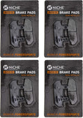 Front Semi-Metallic Brake Pad Set 4 Pack Y1744