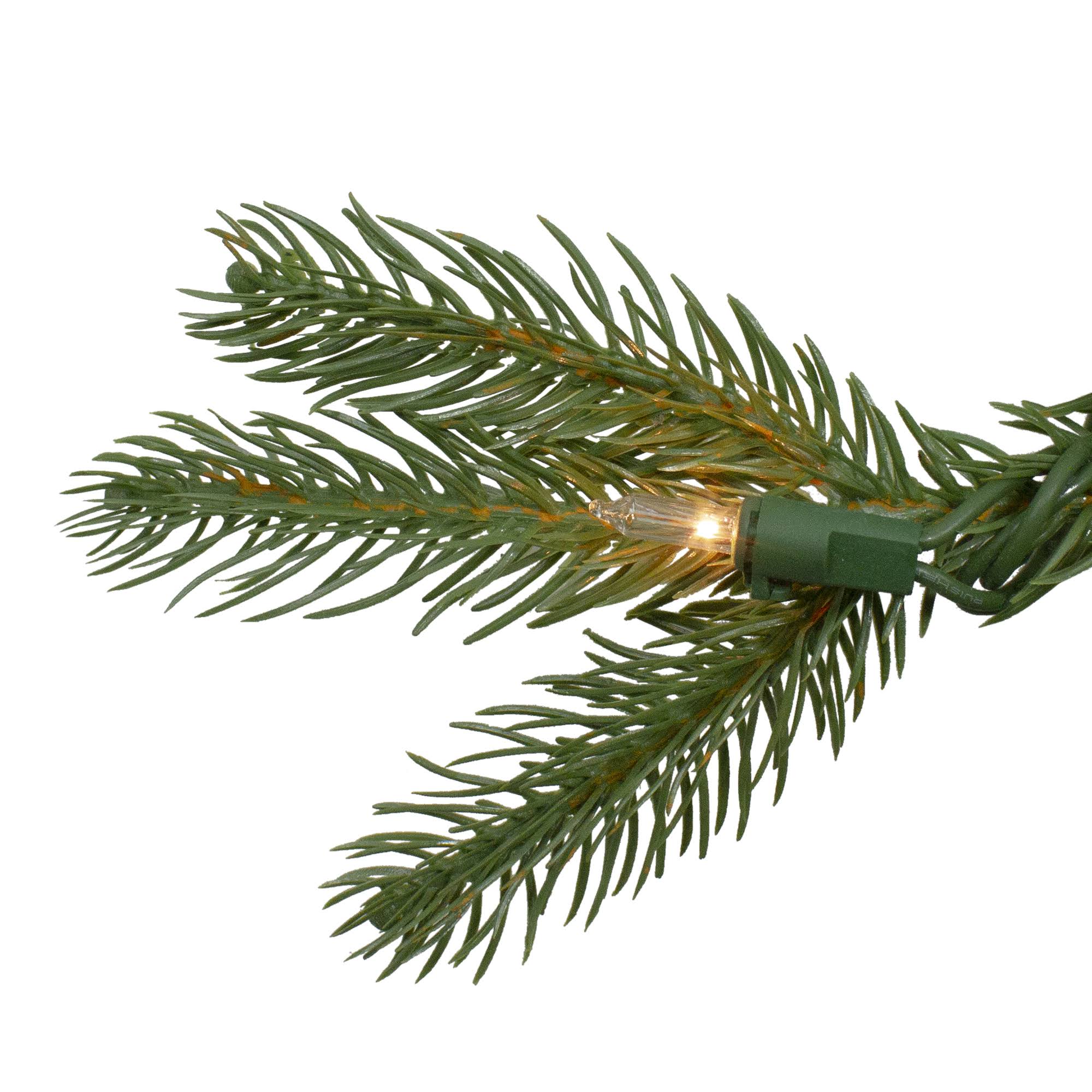 Pre-Lit Mixed Winter Berry Pine Artificial Christmas Garland P927