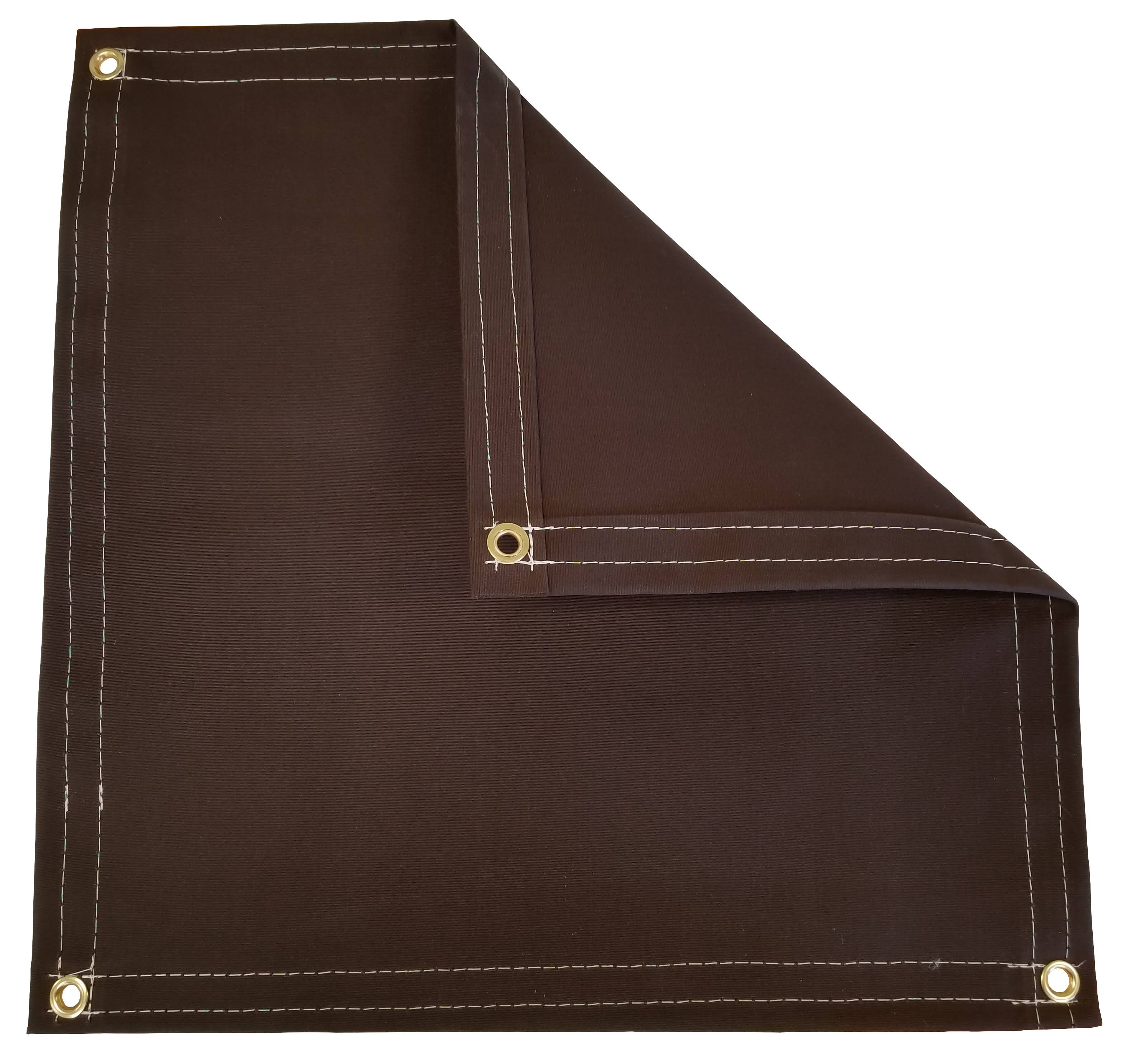Brown Polyester Canvas Tarp 14.5 oz Y8399
