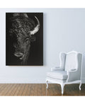 Tan Framed Canvas Art Block P600