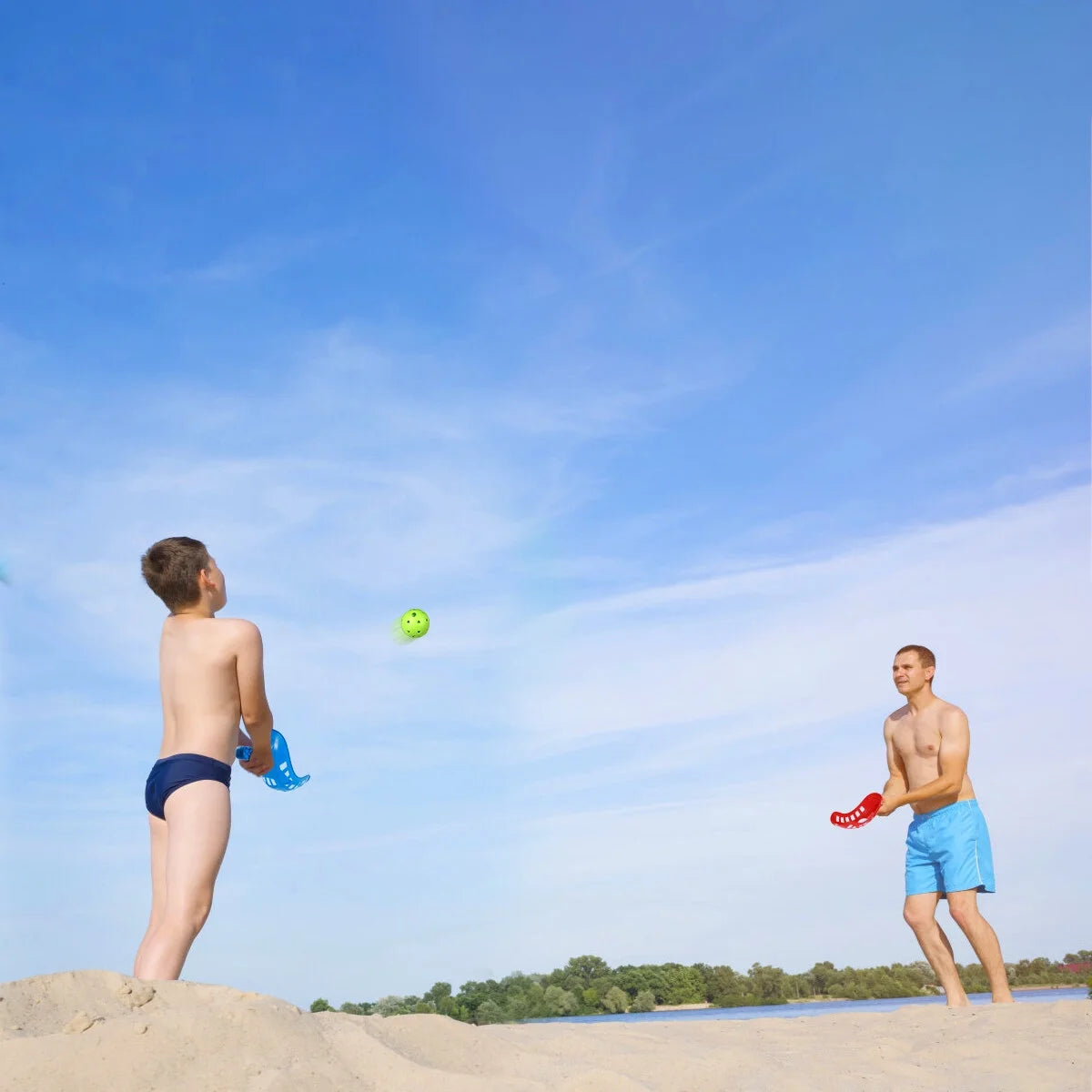 Scoop Ball Game Toss & Catch Set Outdoor Sports Beach Game Q567