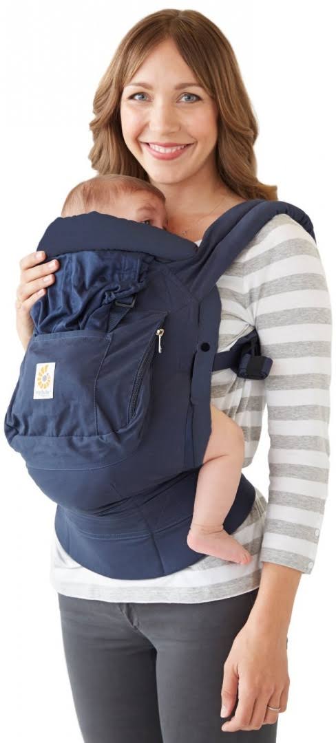 Organic Navy Baby Carrier V48568
