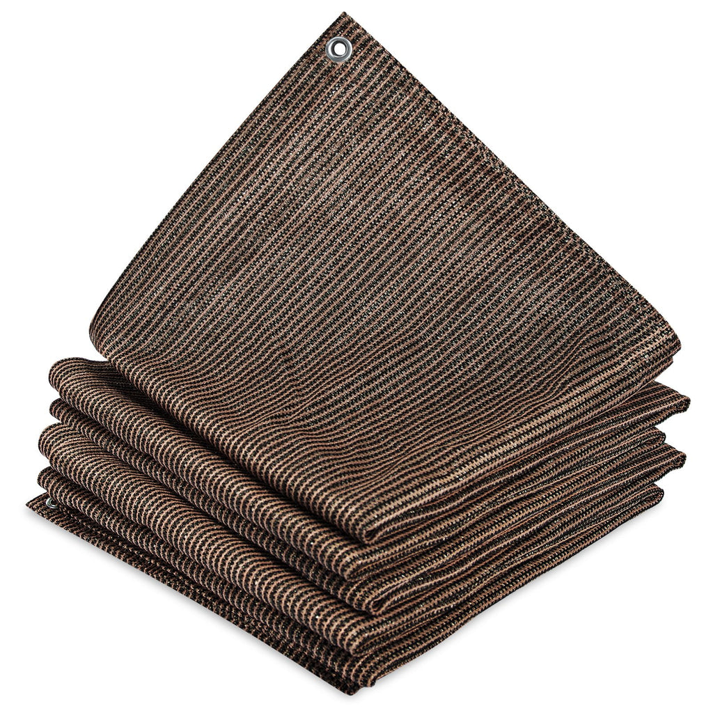 10 x 10 FT Mocha Shade Cloth Tarp C514449