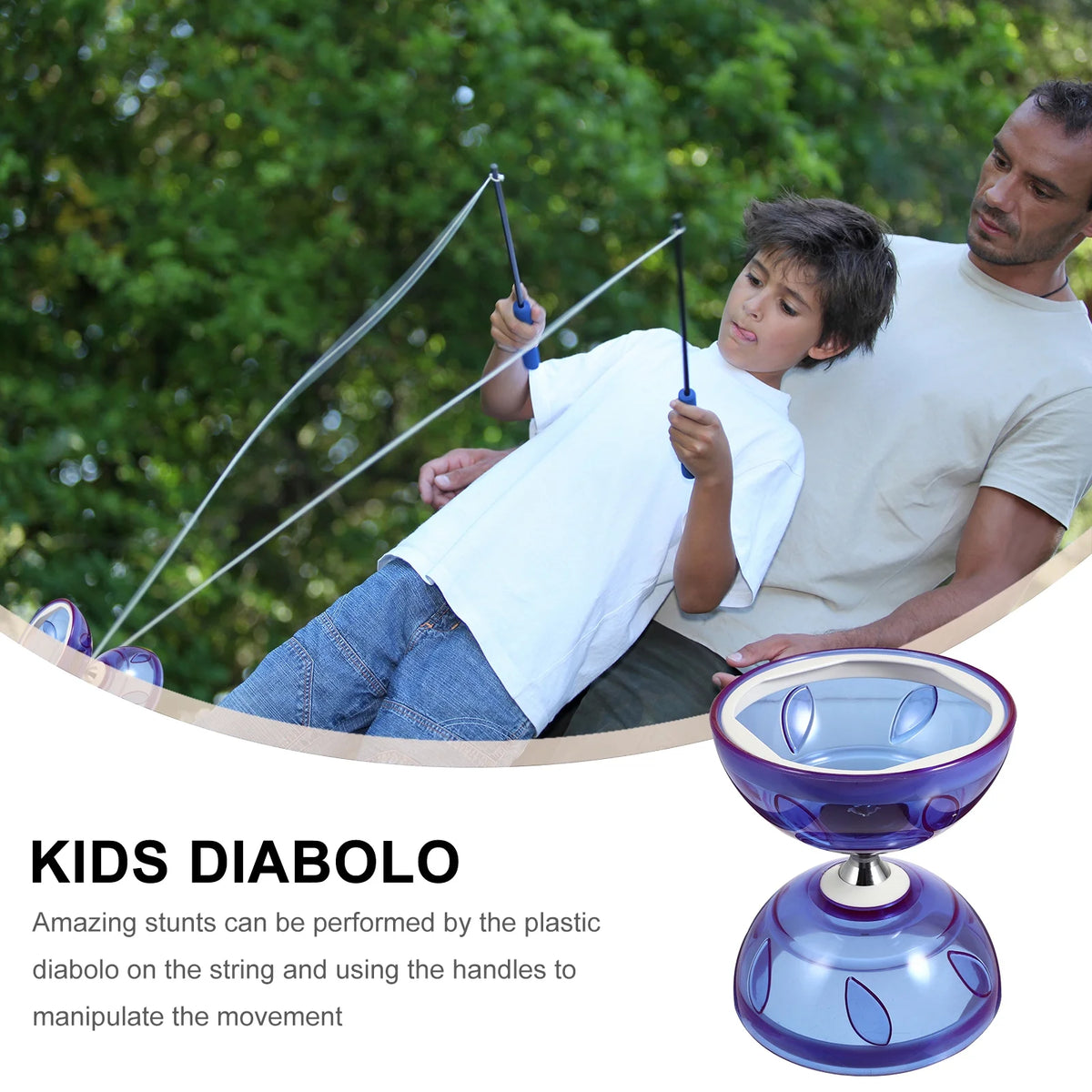 Chinese Yoyo Diabolo Toy Juggling Diabolos D9946
