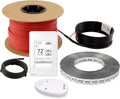 Floor Heating Cable Set 60 Sqft 120v Electric Radiant Floor Heating System with WiFi Programmable Thermostat S6314