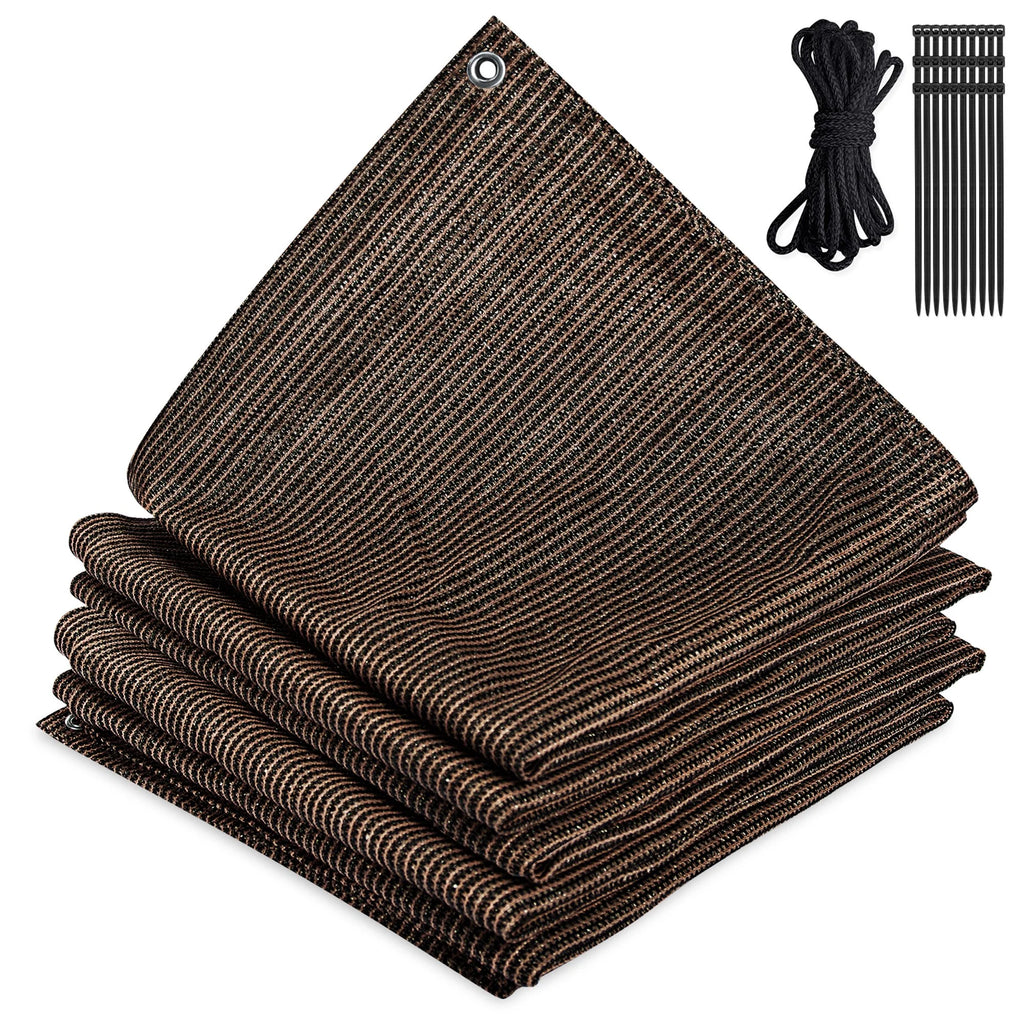 10 x 10 FT Mocha Shade Cloth Tarp C514449