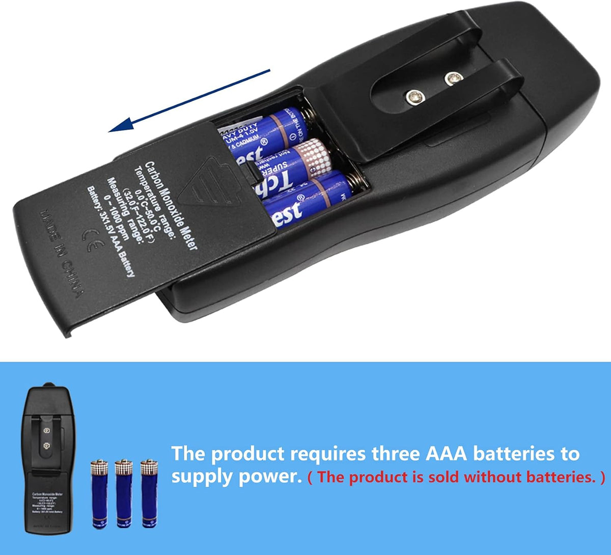 Handheld Carbon Monoxide Meter with LCD Display P5236