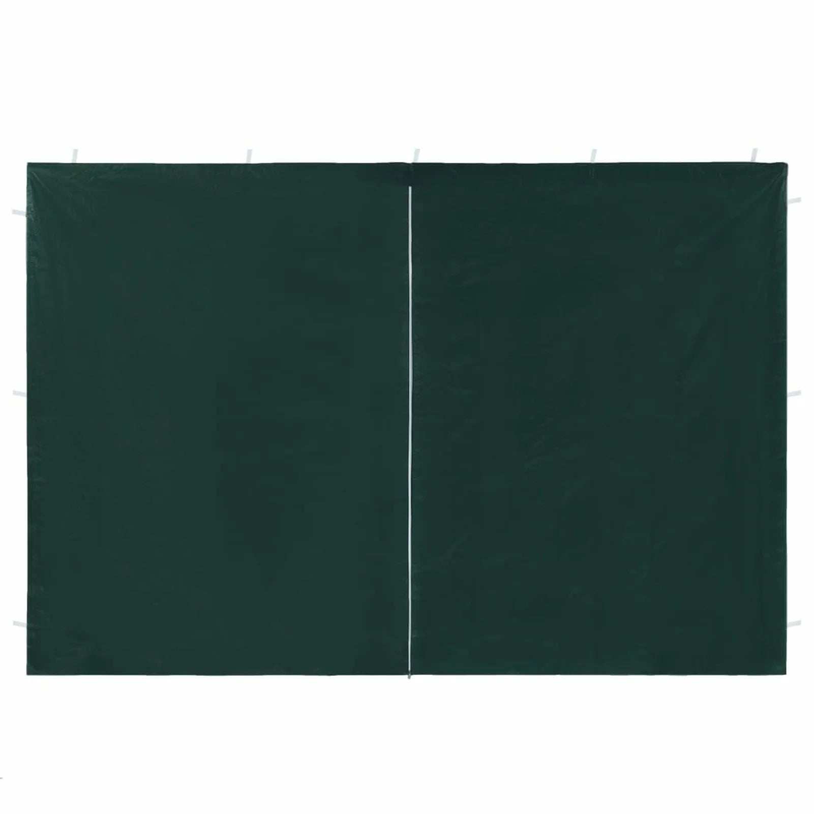 Green PE Party Tent Sidewall 2 pcs with Zipper Q214