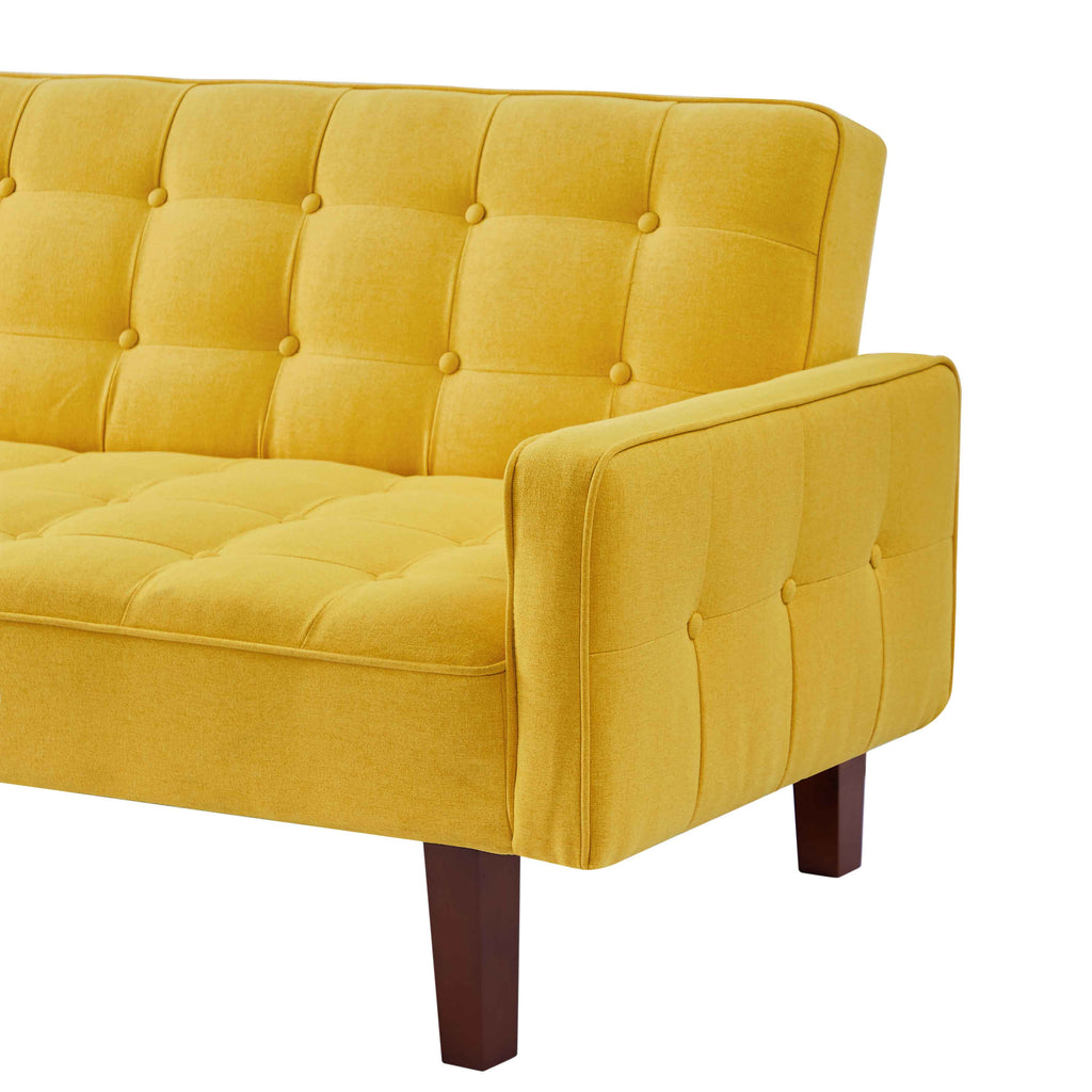 Futon Sofa Bed with Wood Legs P905714