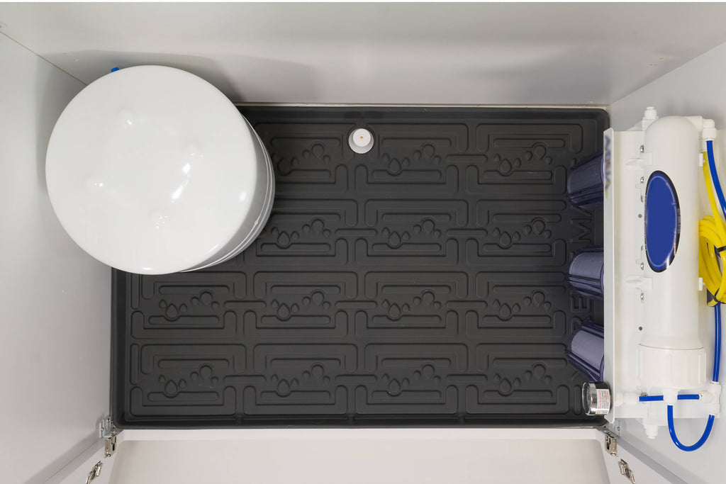 37 x 22 inch Grey Under Sink Kitchen Cabinet Mat L37027
