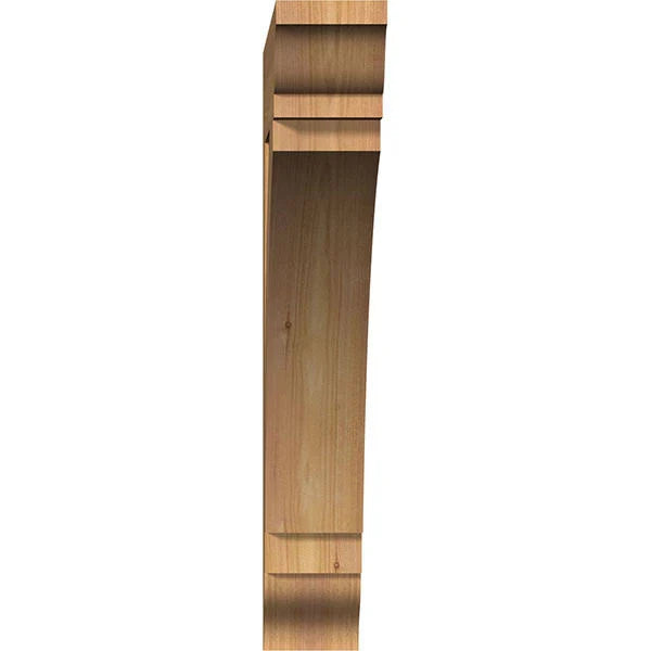 Western Red Cedar Traditional Smooth Bracket I54379