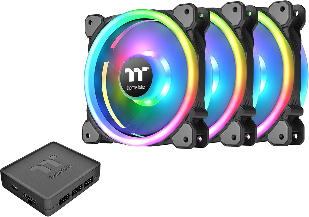 120mm 30 Addressable LED 9 Blades Case Fan 3 Pack F763644