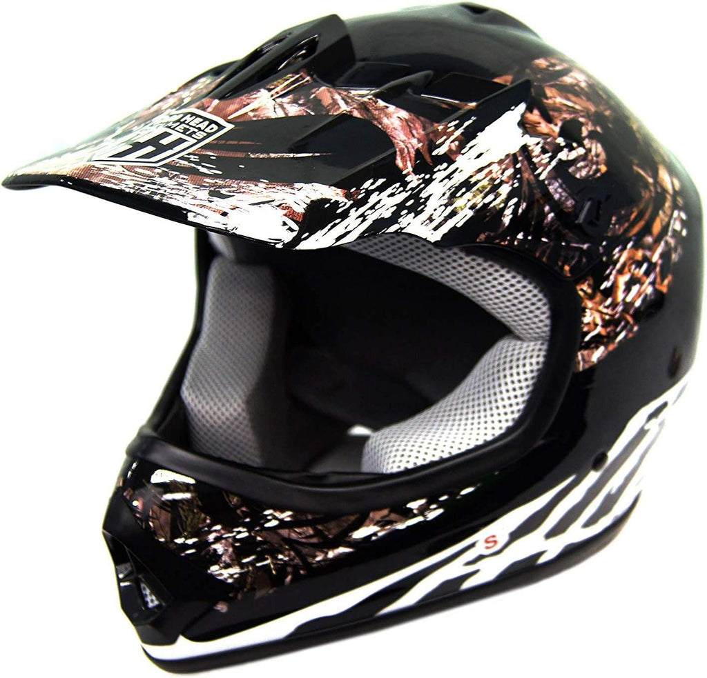 2 Pack Matte Black Youth Helmet N1271