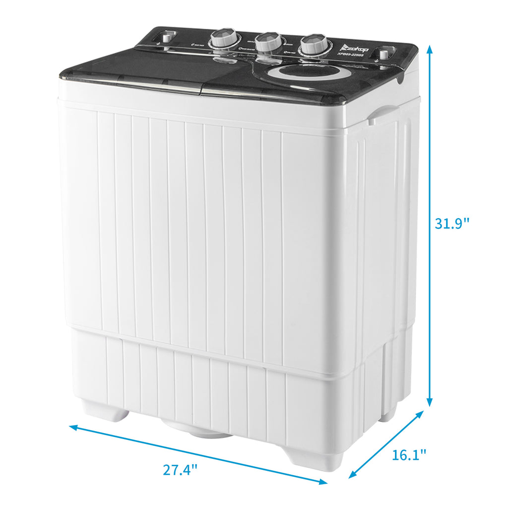 26lbs Twin Tube Washing Machine with Drain Pump P5308