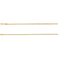 18K Yellow Gold 1.9mm Wheat 18" Chain D49427