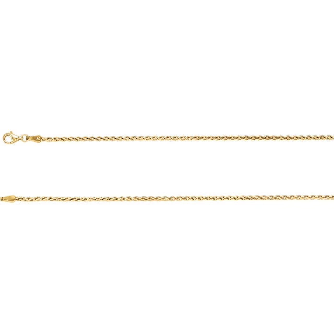 18K Yellow Gold 1.9mm Wheat 18" Chain D49427