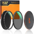 77mm Circular Polarizer & MC UV Filter Kit (2 pcs) with Lens Cap, Multi-Layer Coatings X211978